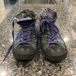 Limited Edition Joker Chuck Taylor Converse All Stars tennis shoes
